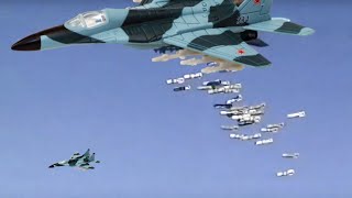 today, su-34 attacked a NATO f-16 fighter jet as it was about to take off, 13 f-16 jets were destro