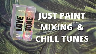 Just mesmerising paint mixing and magical music!