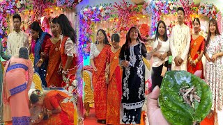 MICHEAL WEDS  RANGKCHAK JAMATIA 👰 || JAMATIA TRADITIONAL WEDDING IN ASHRAM || AMARPUR