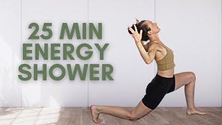 25 Min Vinyasa Yoga - Energy Shower - Intermediate Functional & Creative Full Body Flow