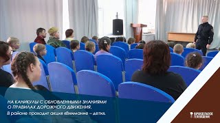 На каникулы с обновленными знаниями о правилах дорожного движения.