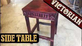 Victorian Style Pine Side Table Build