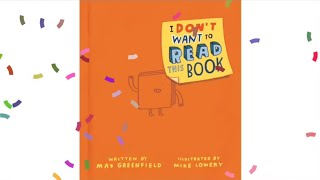 I dont want to read this BOOK | Read aloud stories | Reading | Storytime | young readers |