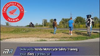 Škola jazdy Honda Motorcycle Safety Training - využi zľavy a prihlás sa! - motoride.sk