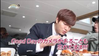 HD Lee Min Ho eating - The Heirs behind the scene