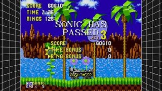 Sonic The Hedgehog Green Hill Zone Act 1 , 2 , 3