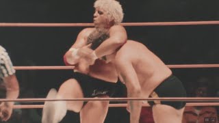 Dusty Rhodes takes on the likes of Harley Race & Ivan Koloff - from November 24, 1977 news footage