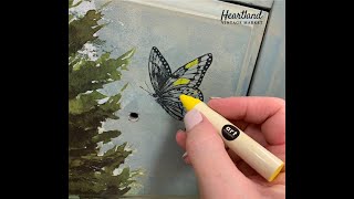 Add Color to Transfers with Oil Pastels