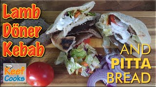 Lamb Döner Kebab and Pitta Bread