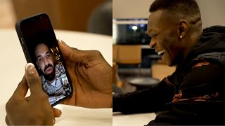 Drake facetimes Israel Adesanya to tell him about $1M Bet for UFC 276