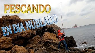 DIA DE PESCA NUBLADO CON AGUNA ALEGRIA