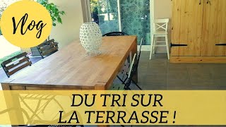 DESENCOMBREMENT et réorganisation de la terrasse! Je (re)découvre des jeux de mon enfance!