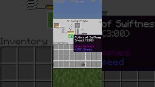 How To Brew Swiftness (3:00) Splash Potions In Minecraft #Shorts