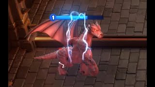 Shocking a DRAGON to death! - Castle Crush (short video)