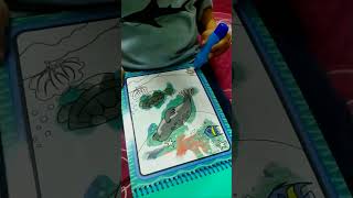 Refillable Water Pen & Water Color#ytshorts#No Mess No harm#shorts #Water Reveal pad