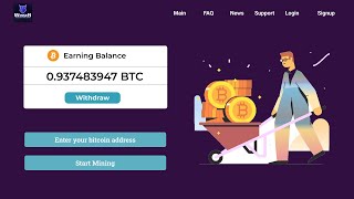 Winsen.biz - New Free Bitcoin Mining Website || Best Cloud Mining Site 2022 || Free Signup Bonus