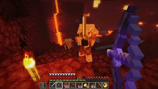 Minecraft Hardcore Survival  44.rész wither skeli skull és ancient debris.