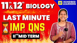 11 & 12 Biology & Purescience Important Questions 🔥|#purescience  #zoology #botany #neet