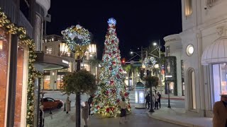 Luces navideñas en Beverly Hills