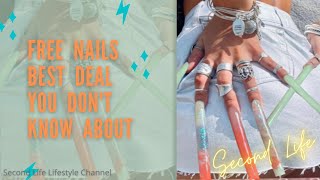 Second Life 2022  l  FREE NAILS best deal you don't know about  - 10+ free sets  l  Sandra8675