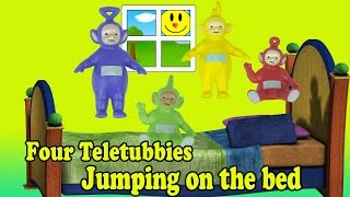 The Teletubbies | Jumping On The Bed | Learning With Toys for kids.