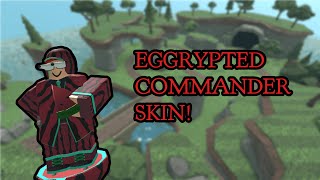 Roblox TDS EGGRYPTED COMMANDER Skin Showcase!