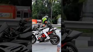 KTM Duke 390 rider Bike 🏍 #shorts #shortsvideo @refugiomental6032 @refugiomental6032