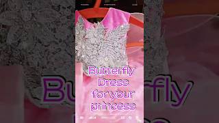 Amazing! Butterfly 🦋dress for princess‼️👀 🪡🧵 | trending #fashiontrends #fashionpost #shorts