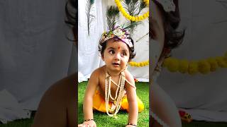 Twin baby Krishna #trending #janmashtamispecial #krishna #krishnastatus #babykrishnaphotoshoot #2023