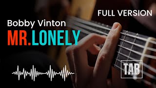 Mr Lonely - Bobby Vinton - Super Easy Fingerstyle Guitar Tutorial TAB