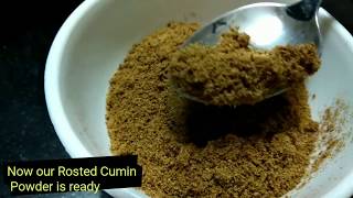 Homemade Jeera powder, Benifits | Roasted Cumin Powder At Home | Jeera Powder Ke Fayde In Hindi