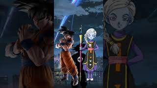 Who is Strongest / Jump force goku vs all good of  destruction &  angels & drip goku /#dbs #shorts