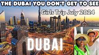 DUBAI SUMMER 2024 GIRLS TRIP | TOUR AROUND DUBAI LANDMARKS | BURJ KHALIFA WATER SHOW |TRAVEL VLOG