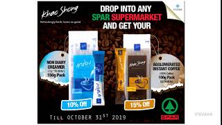 Save on Khao Shong Coffee @ SPAR 2019 October