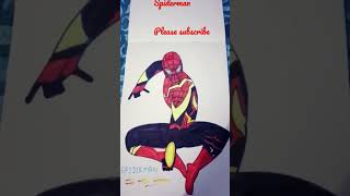 spiderman drawing with sketch pens  No way home  like # subscribe # sorts # yt sorts # wiral sorts