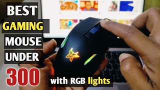 Best gaming Mouse under 300,Arctic Fox Wired Gaming Mouse with RGB lights, best budget wired mouse