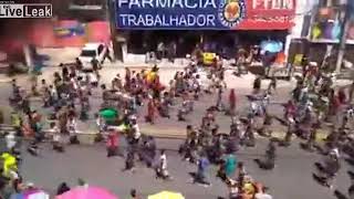 Fight Breaks Out!! People Getting Robbed During Carnival Party In Brazil