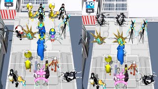 Rainbow friends Aliens Universe - Merge Monster Master Battles, Rainbow Friends 100 doors