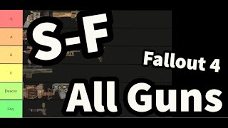 "DEFINITIVE" Fallout 4  Guns Tier List!