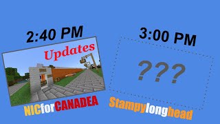 How I Uploaded A Stampy Updates Video Before The Stampy Video