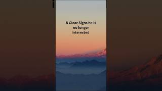 5 Clear Signs he is no longer interested #yoububeshort #shortsviral #youtubefeedshorts #youtube