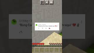 Woi jangan teriak orang lagi tidur💤|Q&A Minecraft Parkour #lagteam#shorts#subscribewoy#qna#minecraft