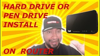 How to Connect an External Drive to USB port ROUTER 2022 | (BELL)