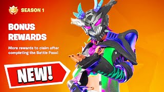 Fortnite Chapter 4 BONUS REWARDS! (Full Showcase)