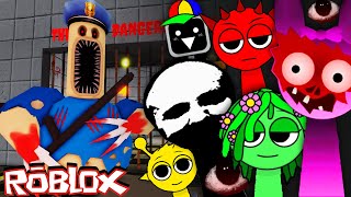 INCREDIBOX SPRUNKI ESCAPE BARRY EXE PRISON RUN in Roblox!