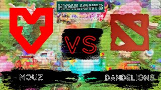 🟥НЕ ОЧЕНЬ ОЧЕВИДНЫЙ ИСХОД | MOUZ vs Dandelions TI 2024: QC WEU | 20.06.2024