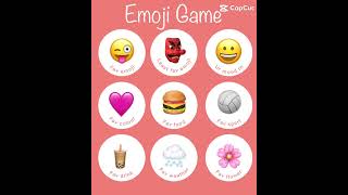 Emoji challenge!