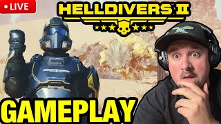 *LIVE* HELLDIVERS 2 GAMEPLAY! Weapons, Cosmetics & More!