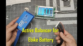 Using active balancer on ebike battery