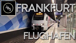 Zug in Frankfurt (Main) Flughafen (Regionalbahnhof und Fernbahnhof) - Trains at Frankfurt Airport